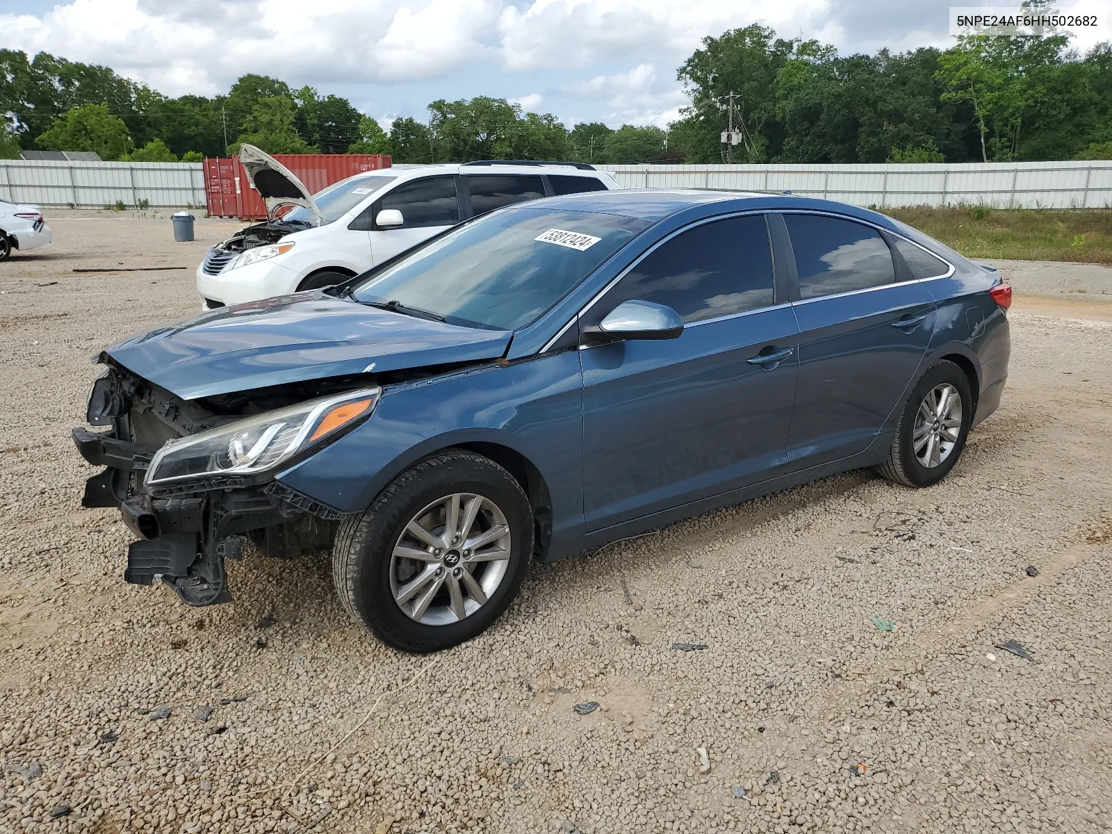 2017 Hyundai Sonata Se VIN: 5NPE24AF6HH502682 Lot: 53812424