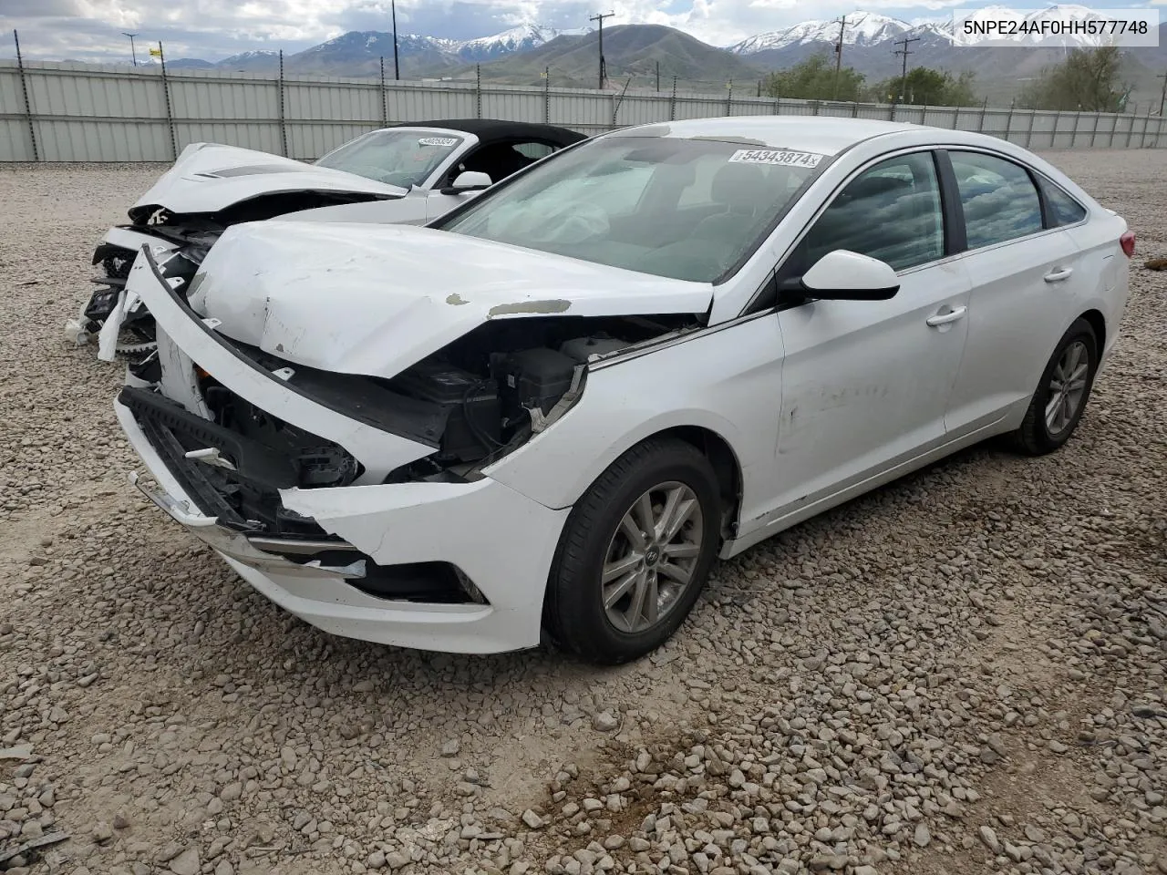 5NPE24AF0HH577748 2017 Hyundai Sonata Se