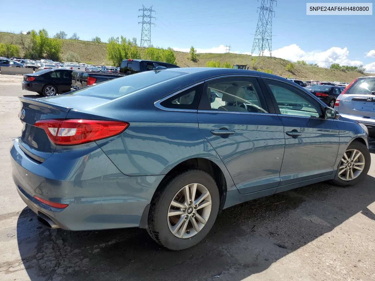 5NPE24AF6HH480800 2017 Hyundai Sonata Se