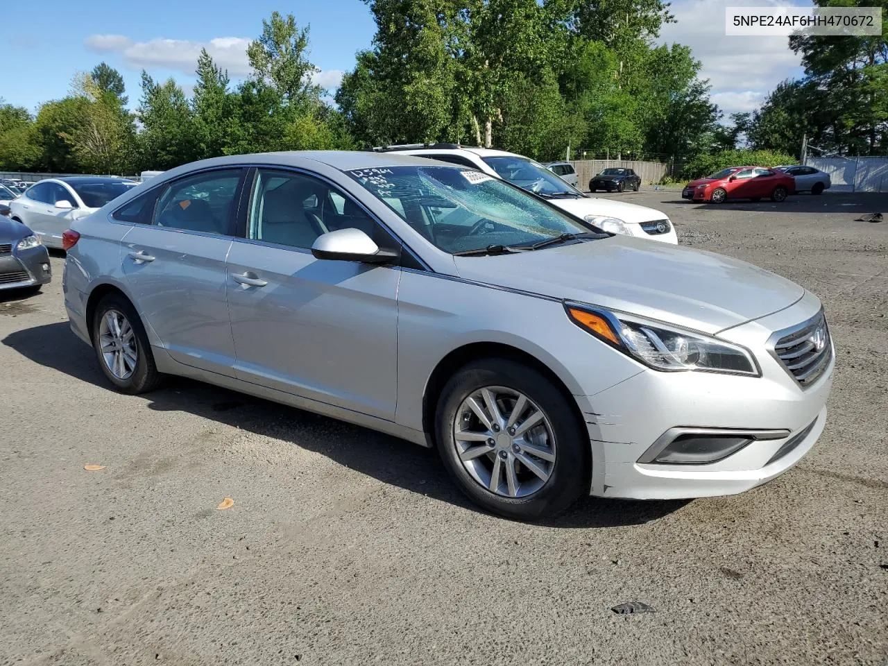 2017 Hyundai Sonata Se VIN: 5NPE24AF6HH470672 Lot: 56663004