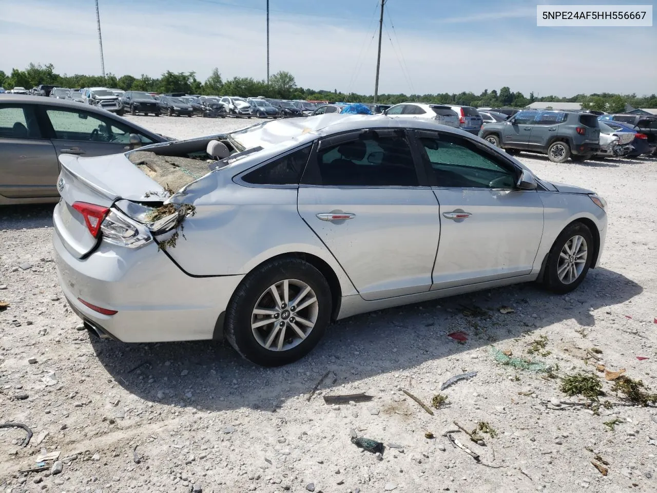 2017 Hyundai Sonata Se VIN: 5NPE24AF5HH556667 Lot: 57063434