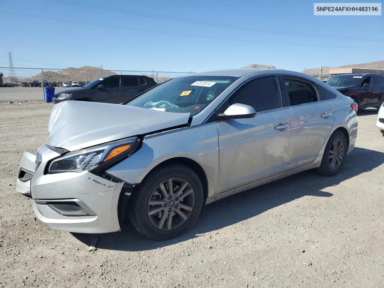 2017 Hyundai Sonata Se VIN: 5NPE24AFXHH483196 Lot: 57072614