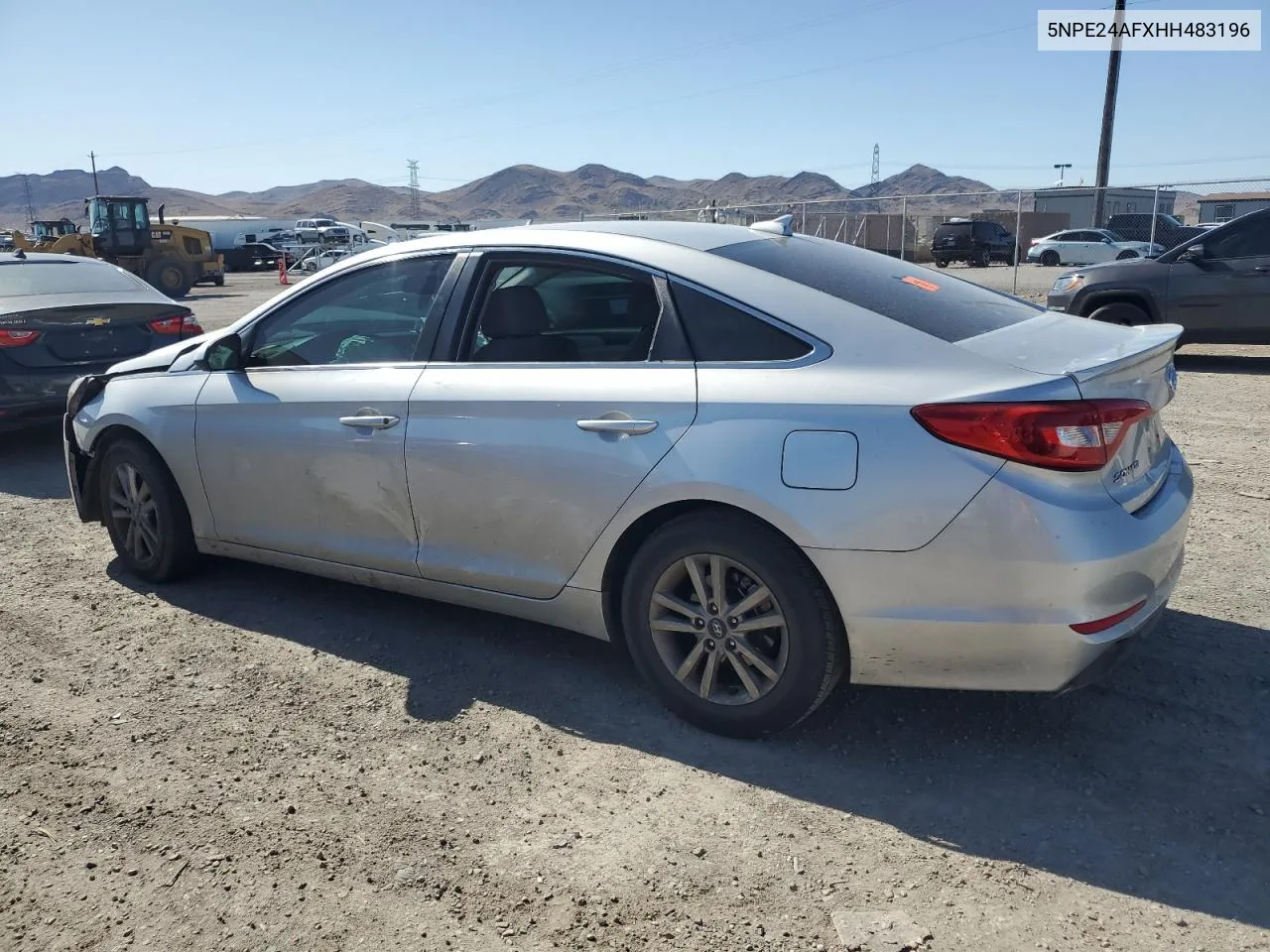 2017 Hyundai Sonata Se VIN: 5NPE24AFXHH483196 Lot: 57072614