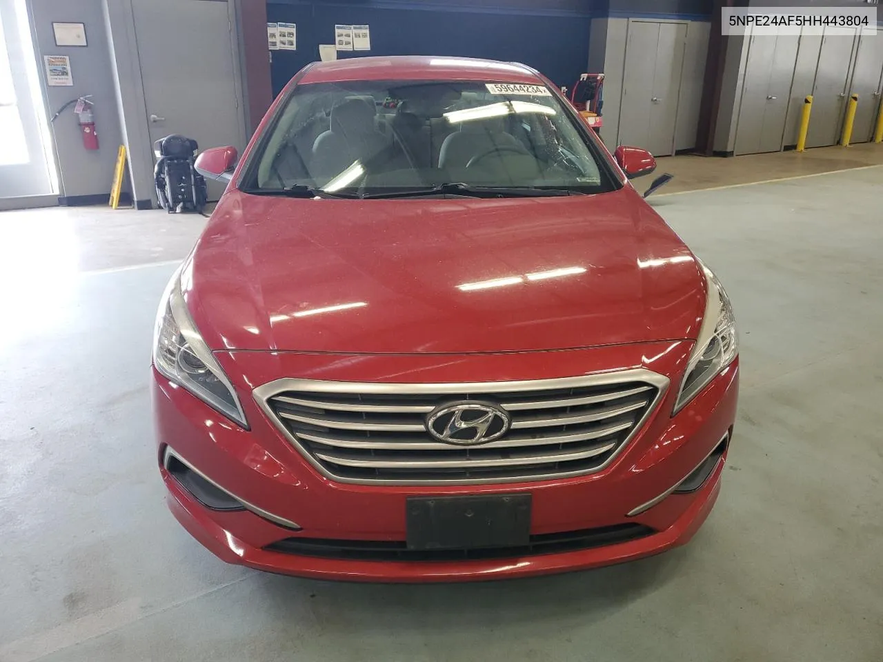 5NPE24AF5HH443804 2017 Hyundai Sonata Se