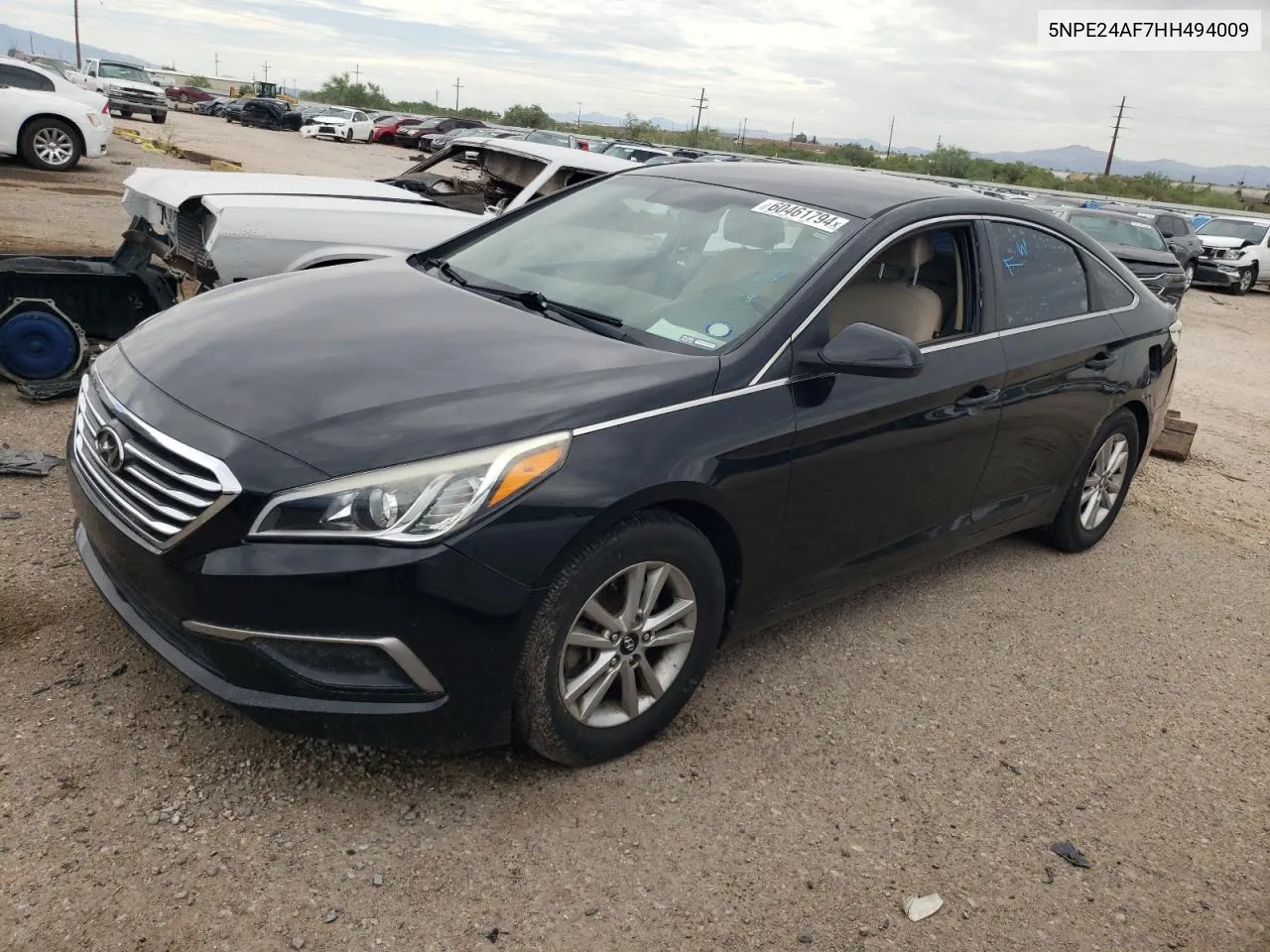 5NPE24AF7HH494009 2017 Hyundai Sonata Se