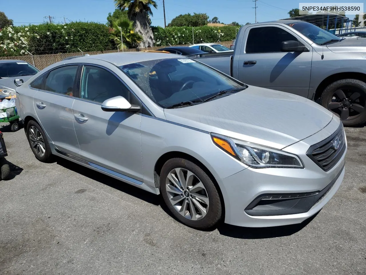 2017 Hyundai Sonata Sport VIN: 5NPE34AF9HH538590 Lot: 61482724