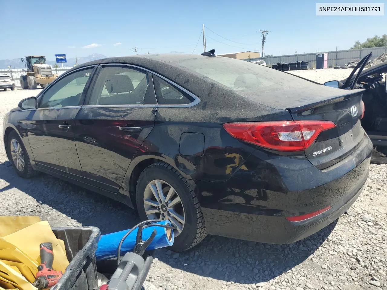 2017 Hyundai Sonata Se VIN: 5NPE24AFXHH581791 Lot: 62139844