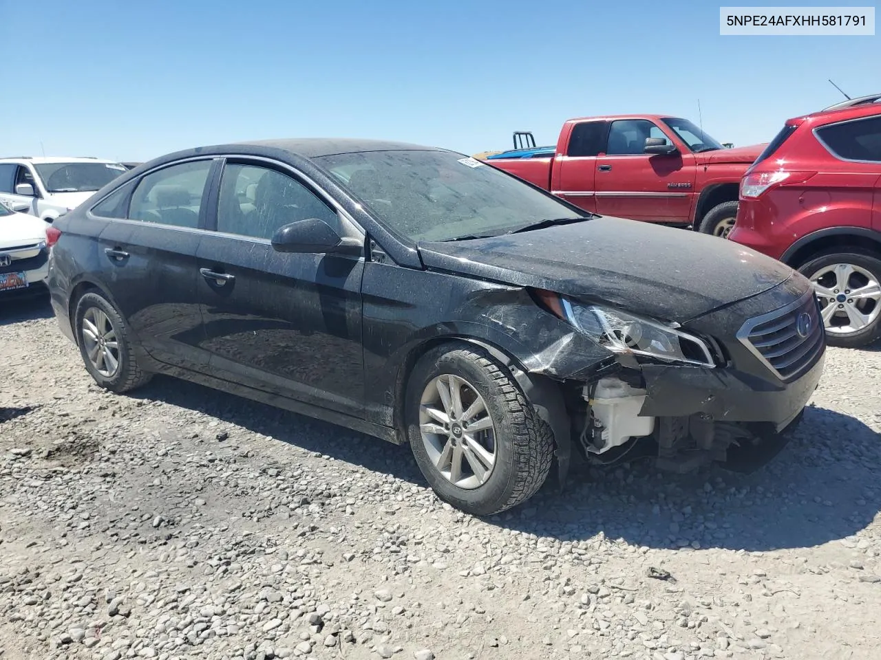 2017 Hyundai Sonata Se VIN: 5NPE24AFXHH581791 Lot: 62139844