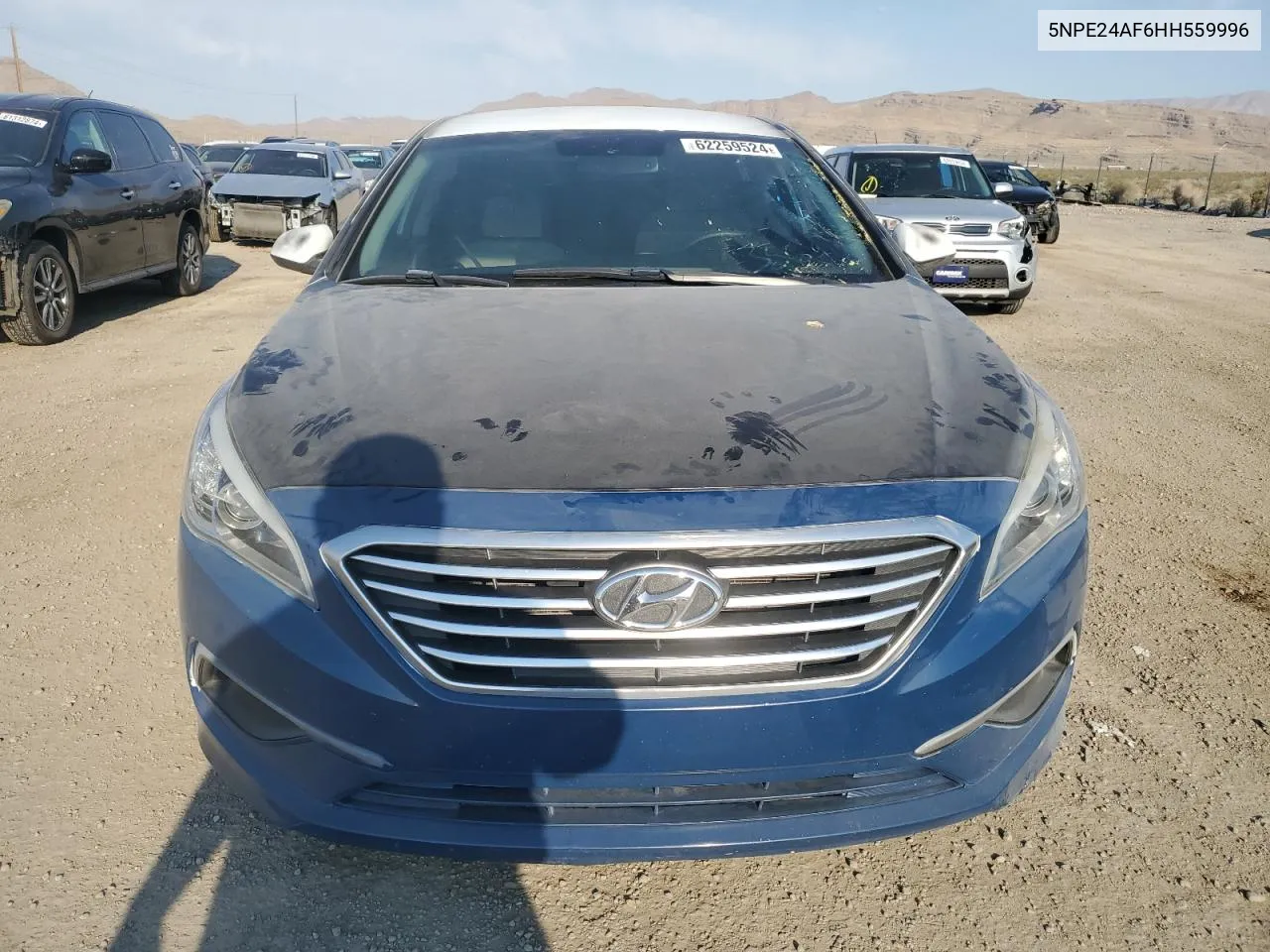 2017 Hyundai Sonata Se VIN: 5NPE24AF6HH559996 Lot: 62259524