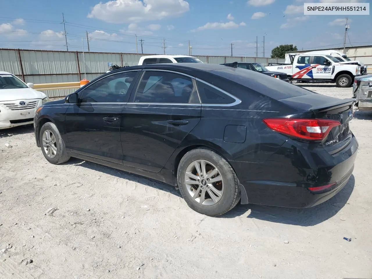 2017 Hyundai Sonata Se VIN: 5NPE24AF9HH551214 Lot: 62720074