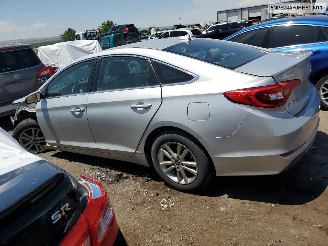 2017 Hyundai Sonata Se VIN: 5NPE24AF0HH519011 Lot: 62887704