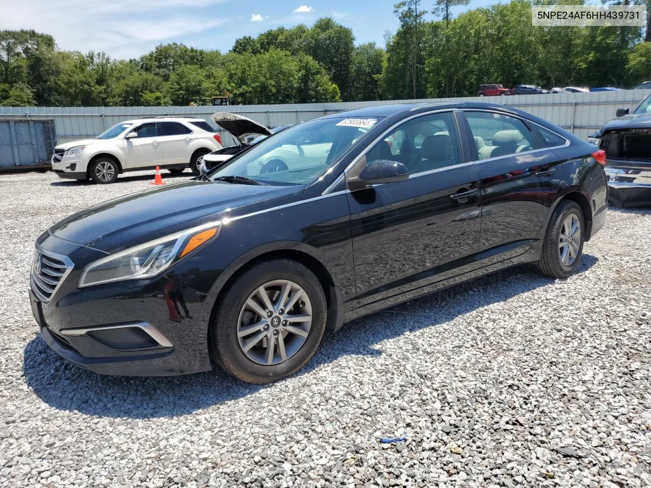 2017 Hyundai Sonata Se VIN: 5NPE24AF6HH439731 Lot: 62903664