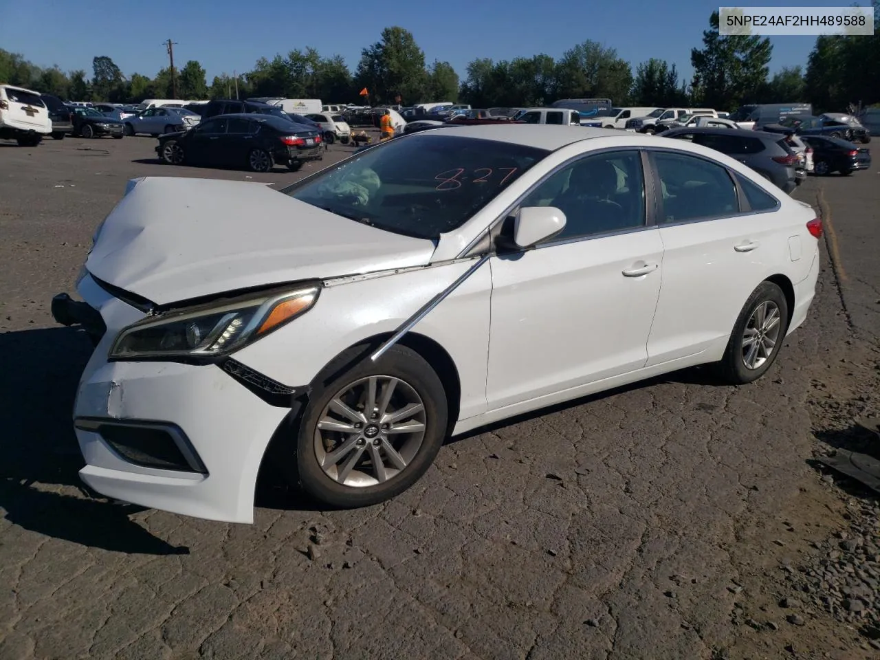 2017 Hyundai Sonata Se VIN: 5NPE24AF2HH489588 Lot: 62956004