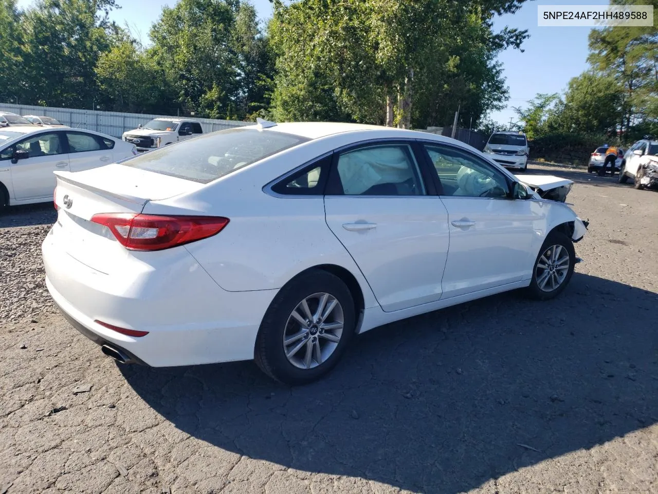 2017 Hyundai Sonata Se VIN: 5NPE24AF2HH489588 Lot: 62956004