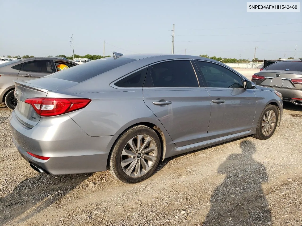 5NPE34AFXHH542468 2017 Hyundai Sonata Sport