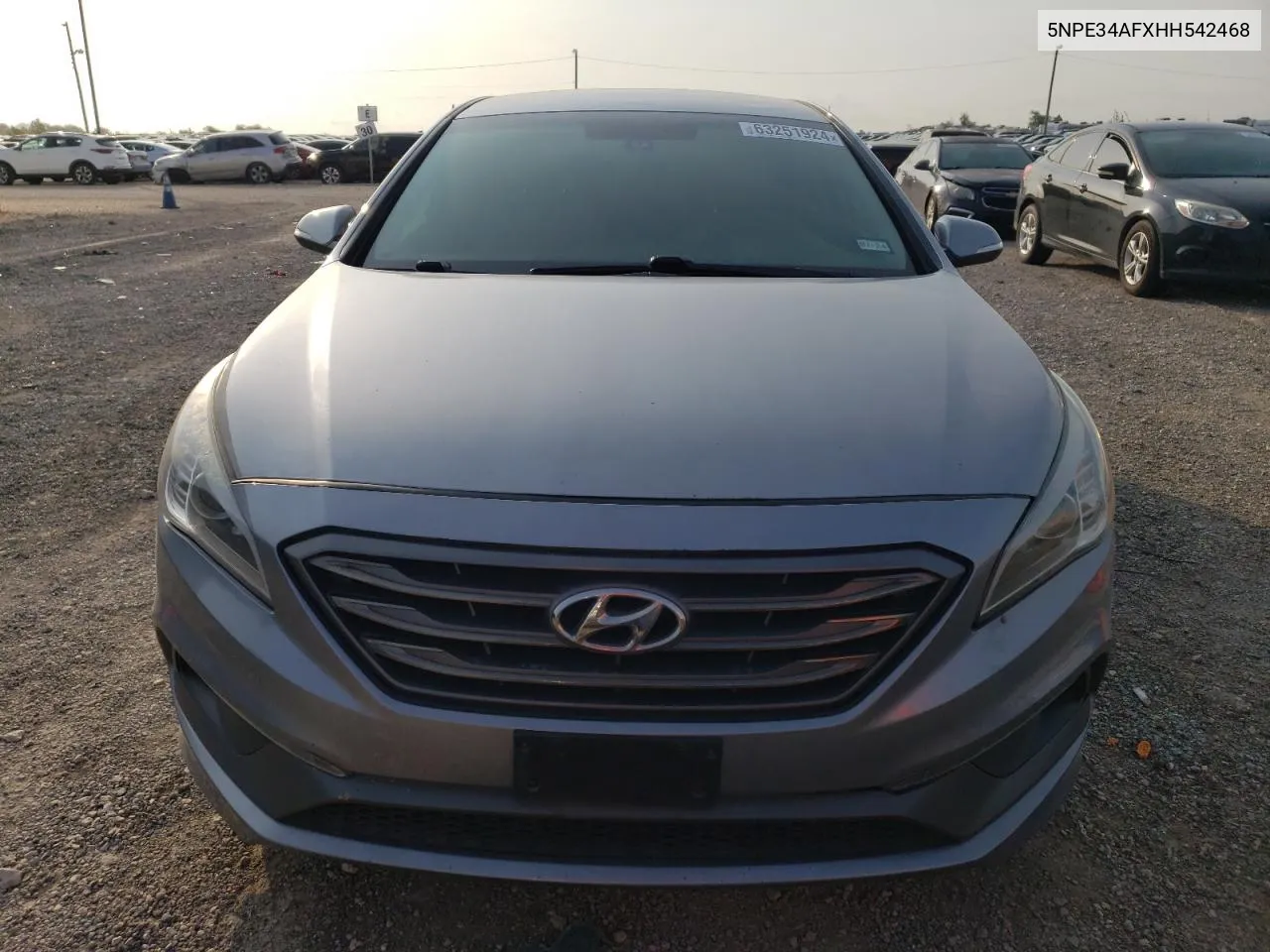 5NPE34AFXHH542468 2017 Hyundai Sonata Sport