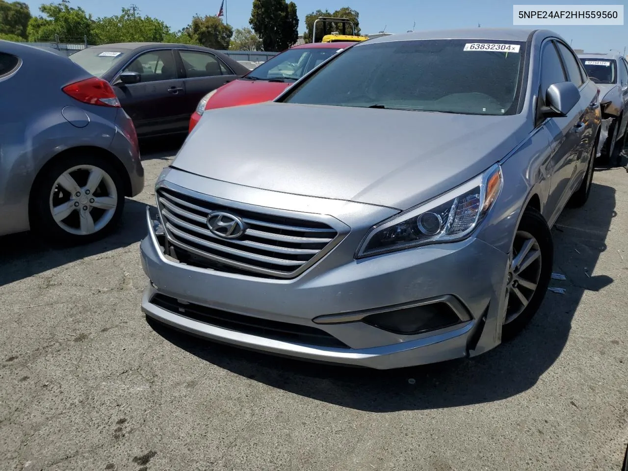 2017 Hyundai Sonata Se VIN: 5NPE24AF2HH559560 Lot: 63832304