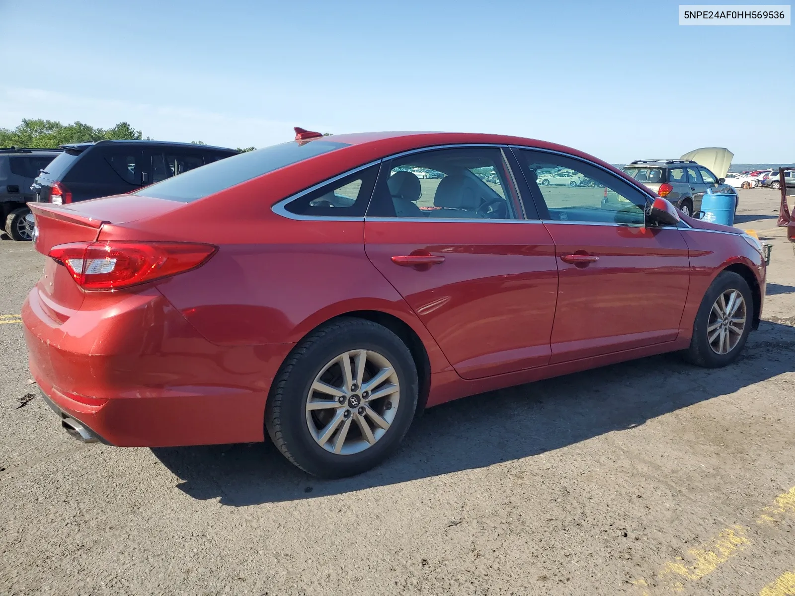 2017 Hyundai Sonata Se VIN: 5NPE24AF0HH569536 Lot: 63934944