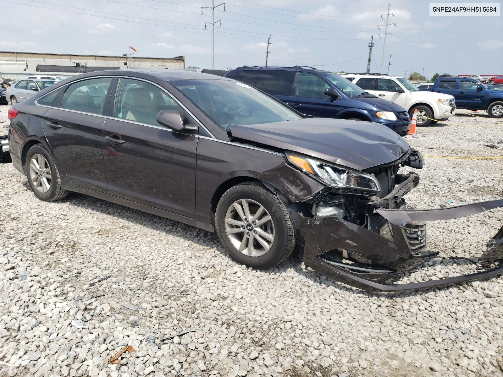 2017 Hyundai Sonata Se VIN: 5NPE24AF9HH515684 Lot: 64498764