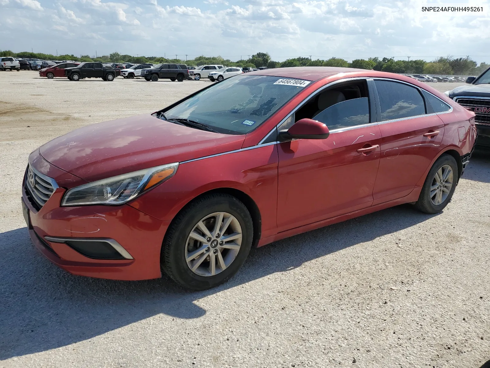 2017 Hyundai Sonata Se VIN: 5NPE24AF0HH495261 Lot: 64567804