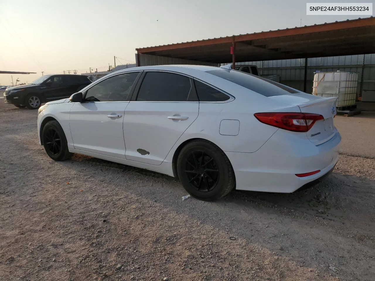 2017 Hyundai Sonata Se VIN: 5NPE24AF3HH553234 Lot: 64805564