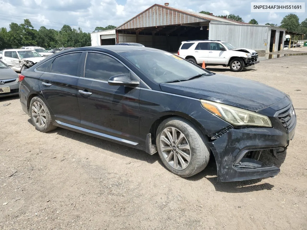 2017 Hyundai Sonata Sport VIN: 5NPE34AF3HH551691 Lot: 65255774