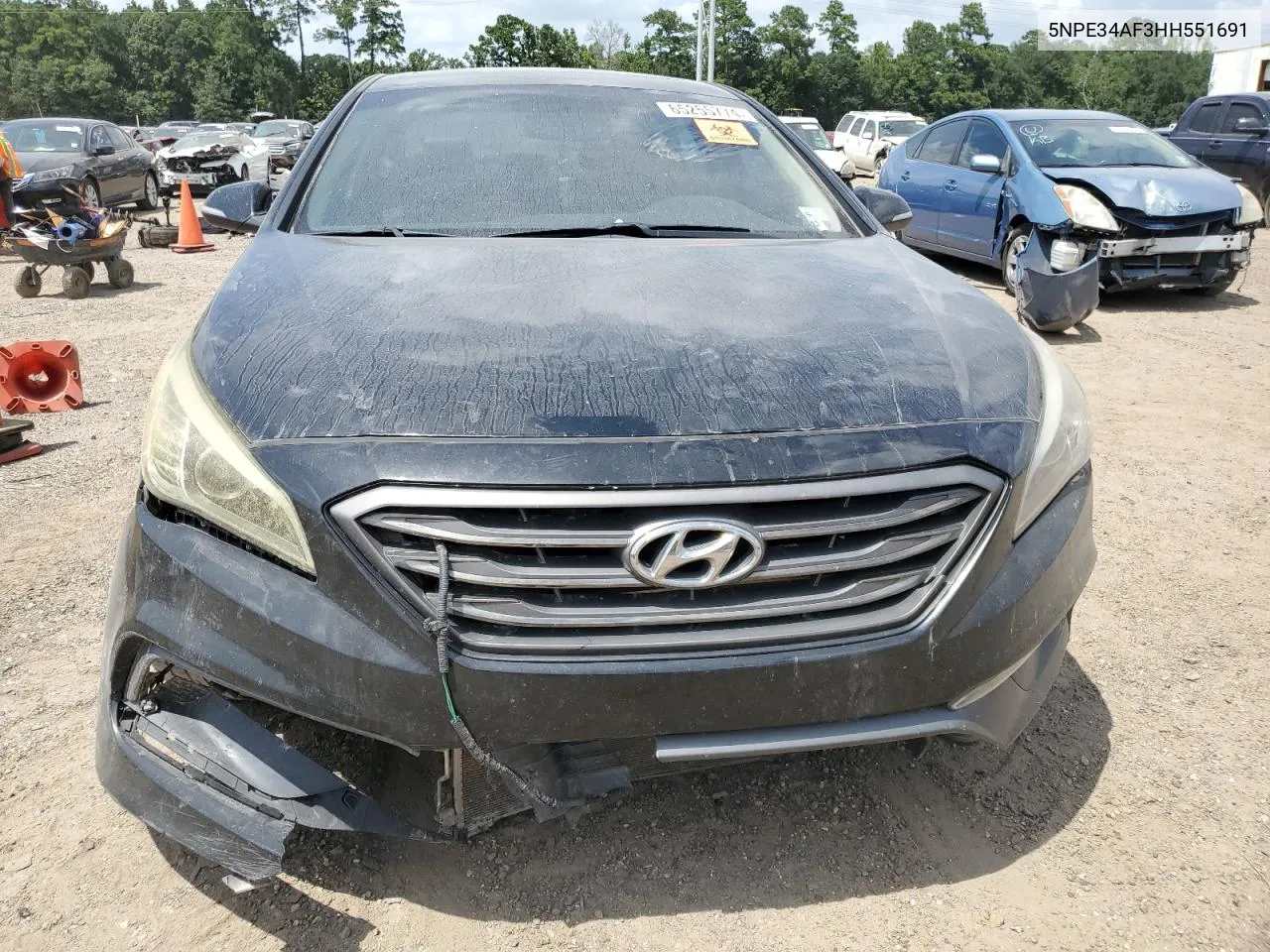 2017 Hyundai Sonata Sport VIN: 5NPE34AF3HH551691 Lot: 65255774