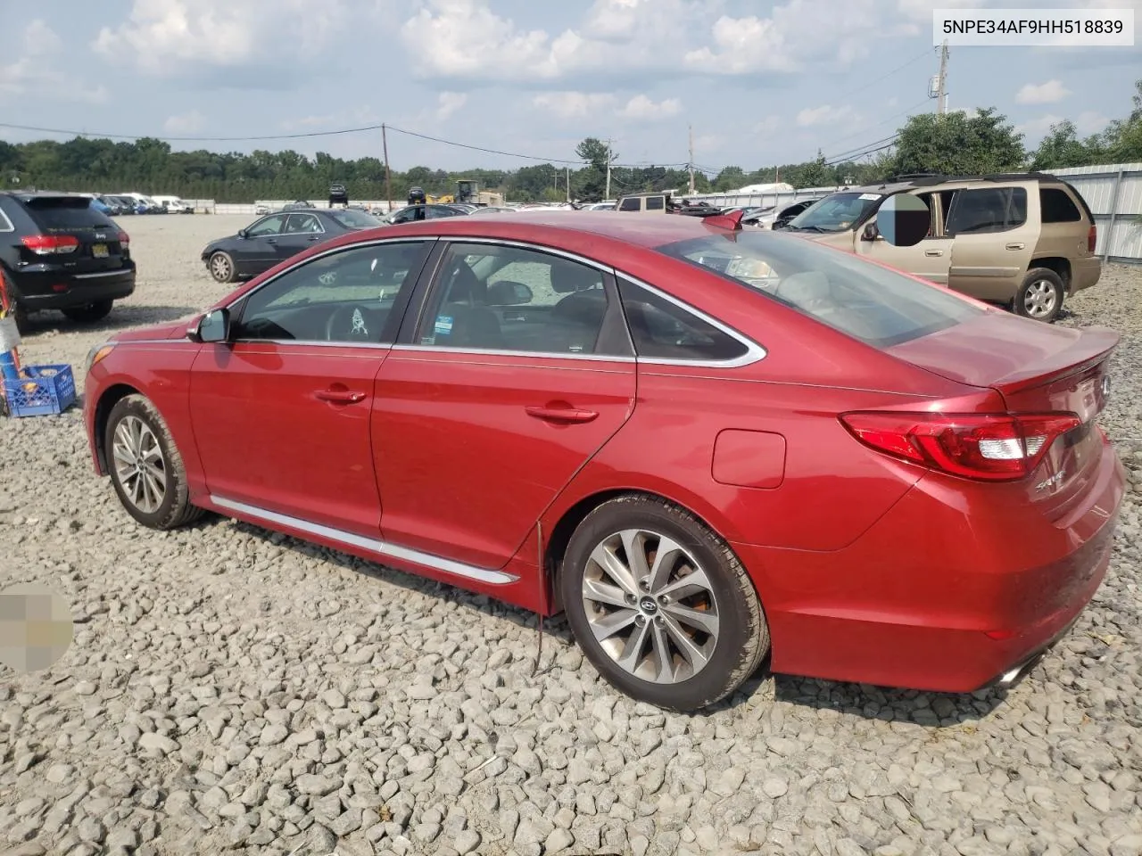 5NPE34AF9HH518839 2017 Hyundai Sonata Sport