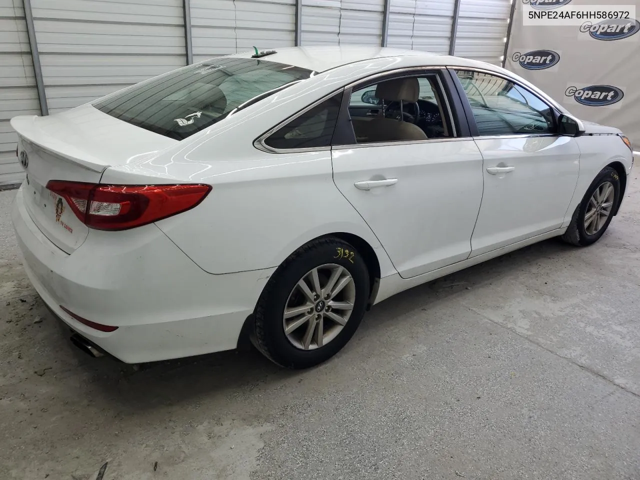 2017 Hyundai Sonata Se VIN: 5NPE24AF6HH586972 Lot: 65869834