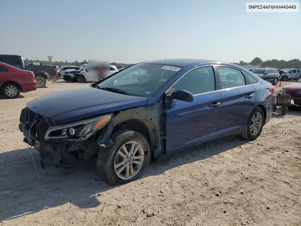 2017 Hyundai Sonata Se VIN: 5NPE24AF6HH440443 Lot: 66154554