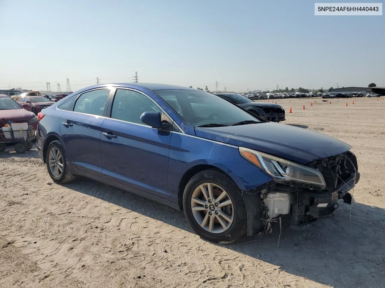 2017 Hyundai Sonata Se VIN: 5NPE24AF6HH440443 Lot: 66154554