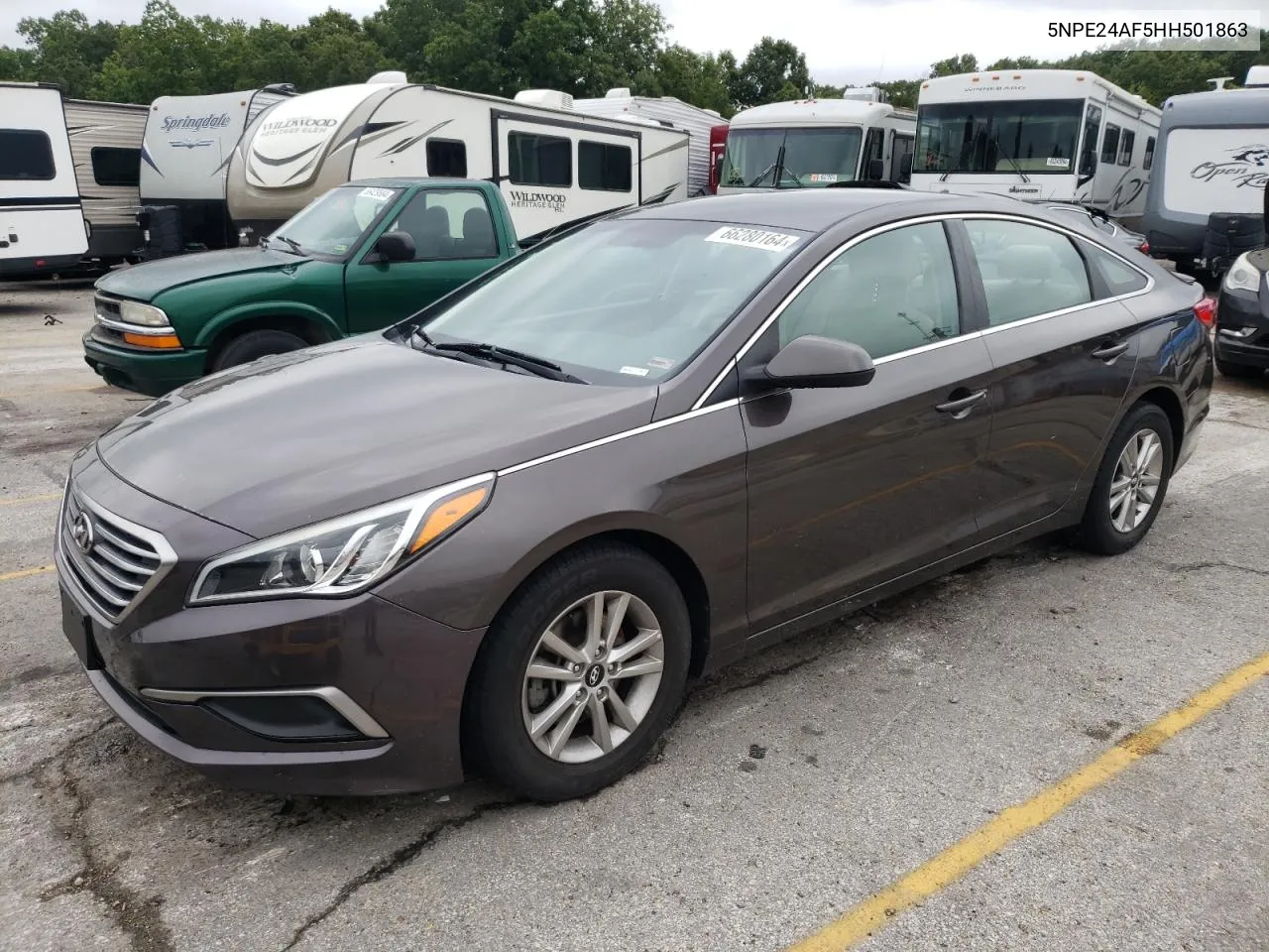 2017 Hyundai Sonata Se VIN: 5NPE24AF5HH501863 Lot: 66280164