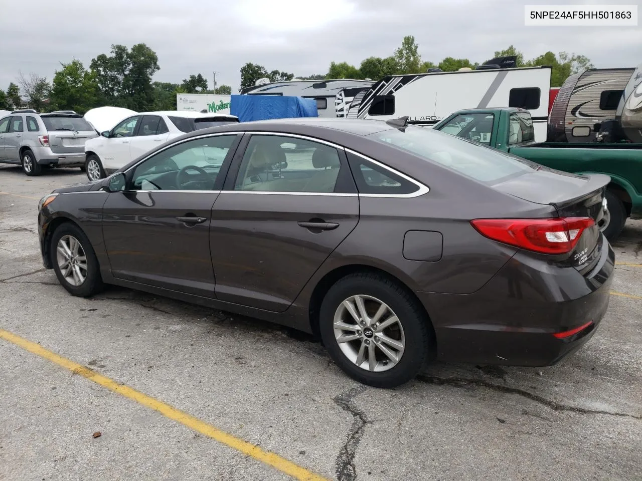 2017 Hyundai Sonata Se VIN: 5NPE24AF5HH501863 Lot: 66280164