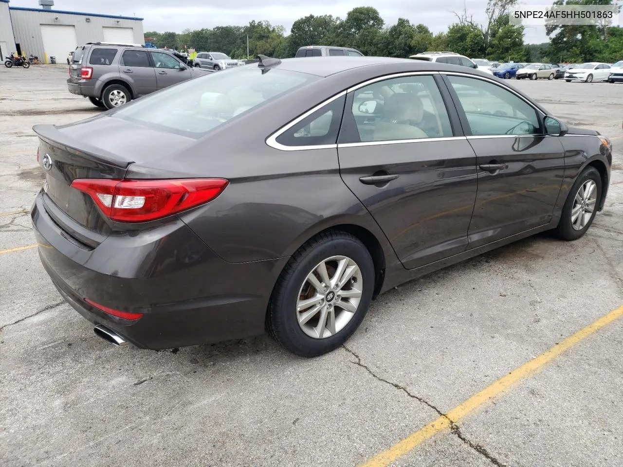 5NPE24AF5HH501863 2017 Hyundai Sonata Se