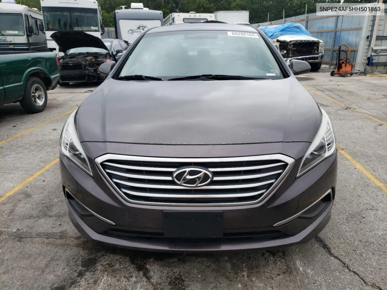 2017 Hyundai Sonata Se VIN: 5NPE24AF5HH501863 Lot: 66280164