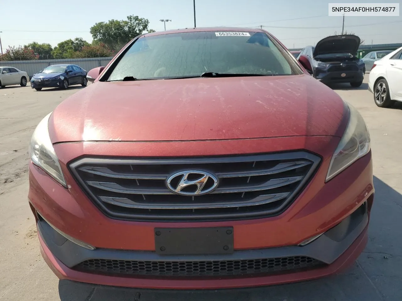 2017 Hyundai Sonata Sport VIN: 5NPE34AF0HH574877 Lot: 66353824