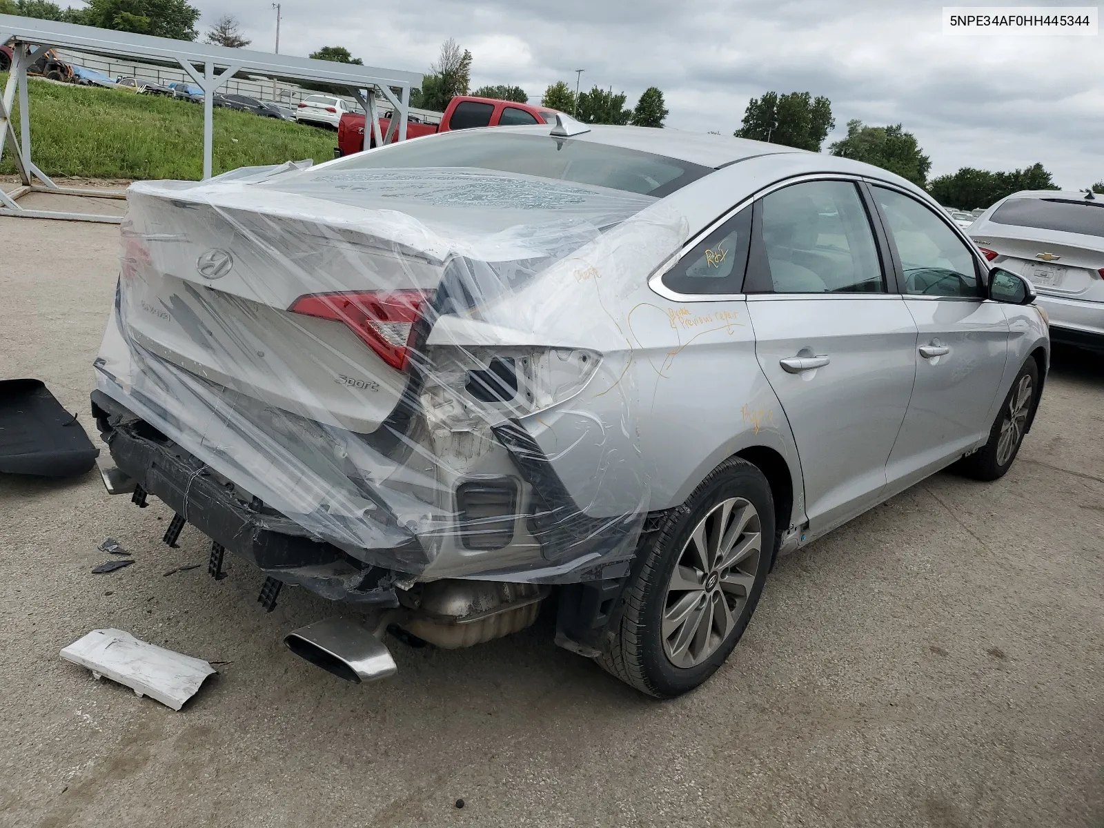 5NPE34AF0HH445344 2017 Hyundai Sonata Sport