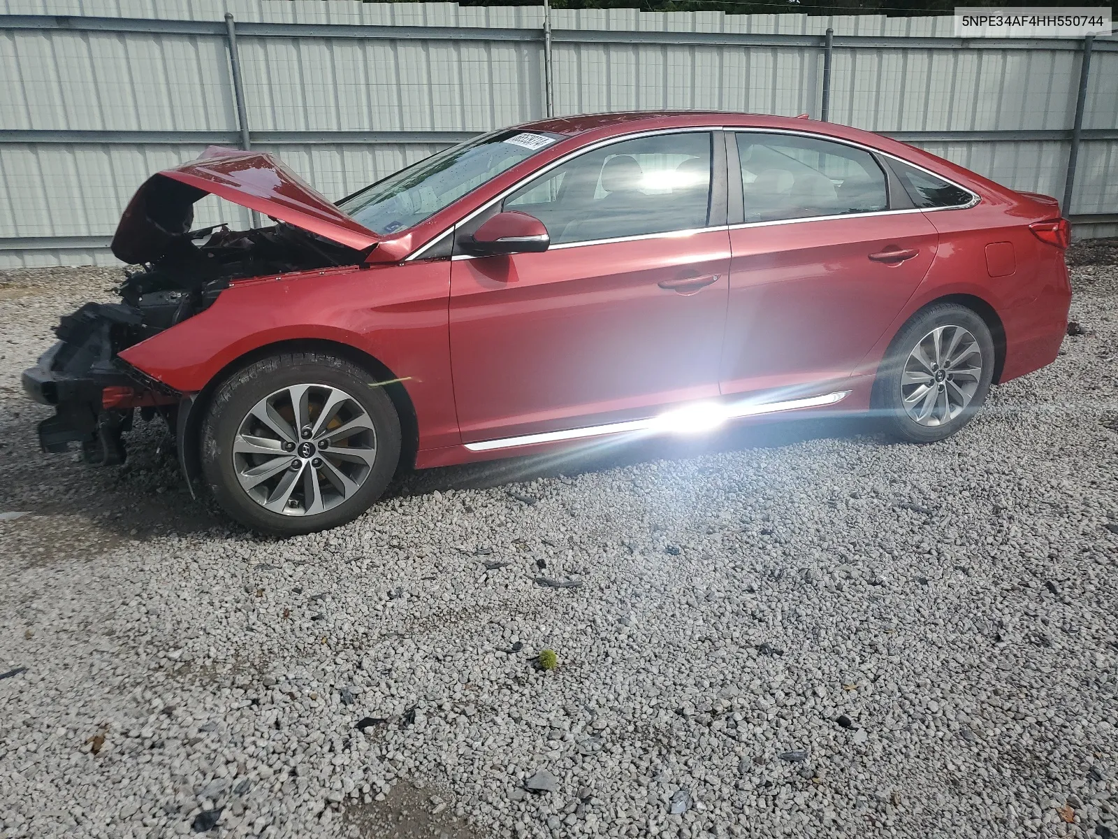 5NPE34AF4HH550744 2017 Hyundai Sonata Sport