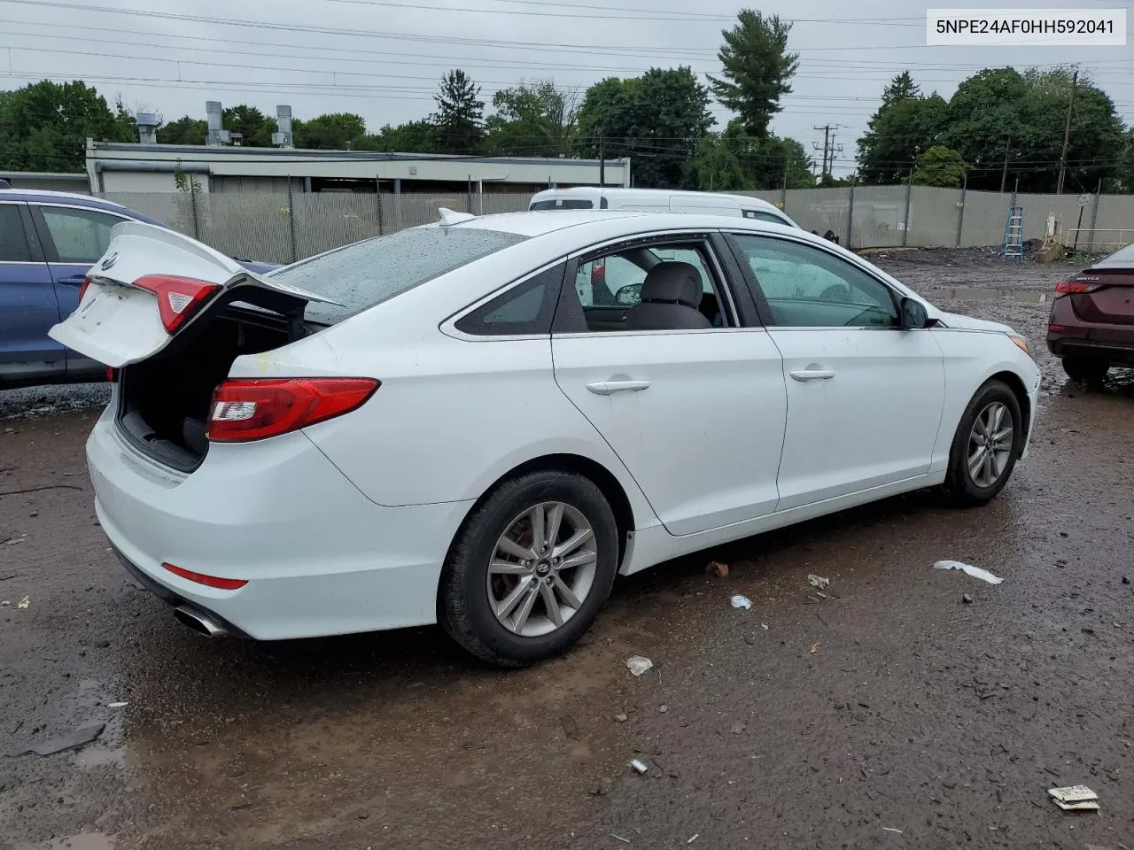 2017 Hyundai Sonata Se VIN: 5NPE24AF0HH592041 Lot: 66657274