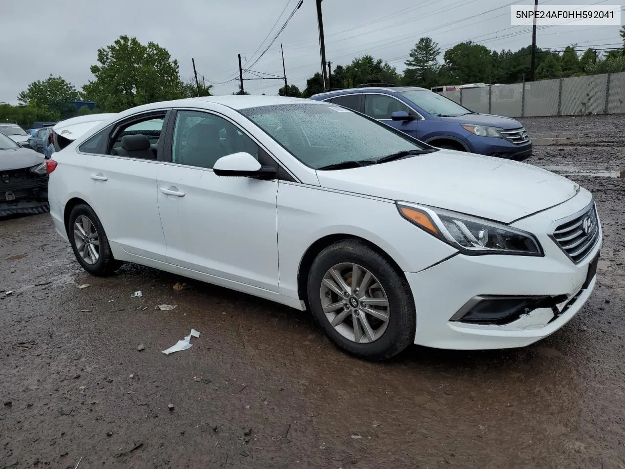 2017 Hyundai Sonata Se VIN: 5NPE24AF0HH592041 Lot: 66657274