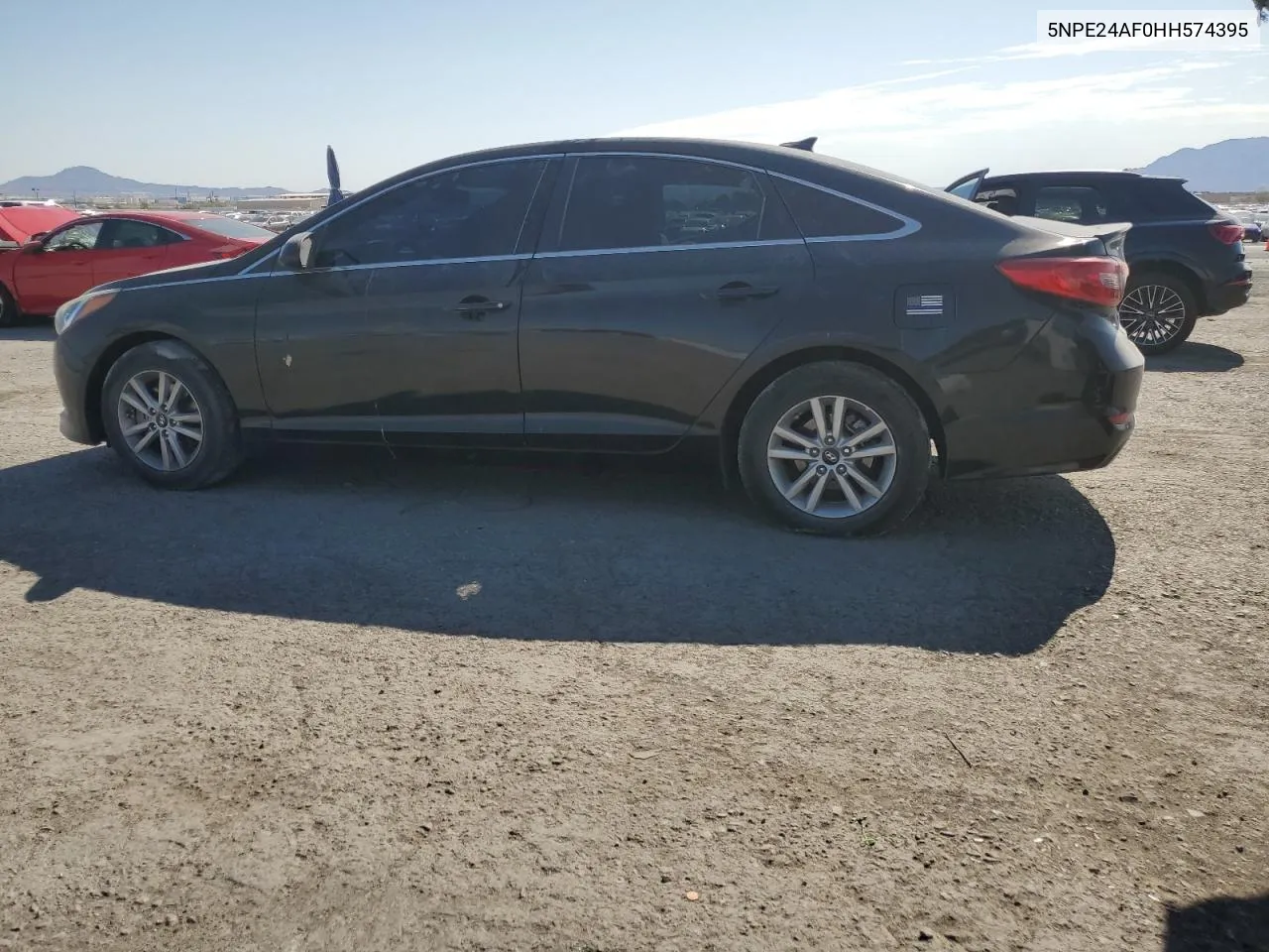 2017 Hyundai Sonata Se VIN: 5NPE24AF0HH574395 Lot: 66936964