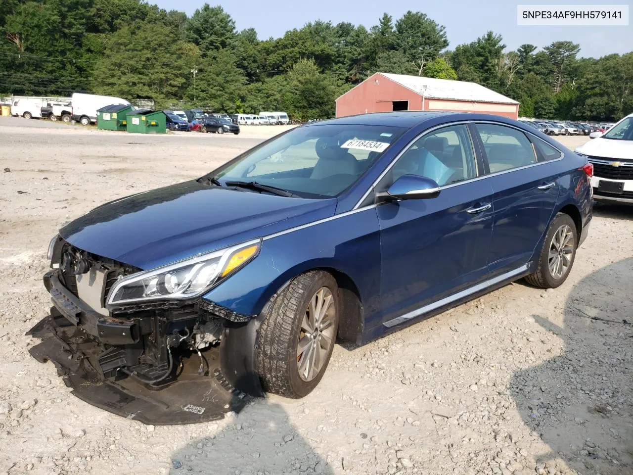 2017 Hyundai Sonata Sport VIN: 5NPE34AF9HH579141 Lot: 67184534