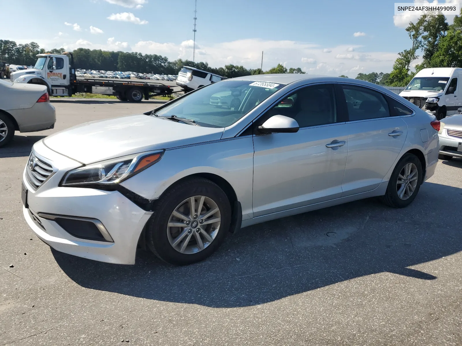 2017 Hyundai Sonata Se VIN: 5NPE24AF3HH499093 Lot: 67265584