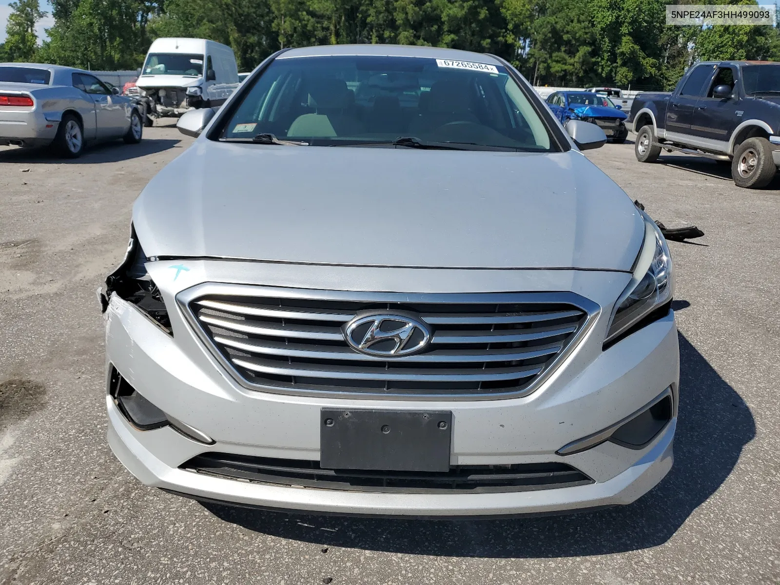 2017 Hyundai Sonata Se VIN: 5NPE24AF3HH499093 Lot: 67265584