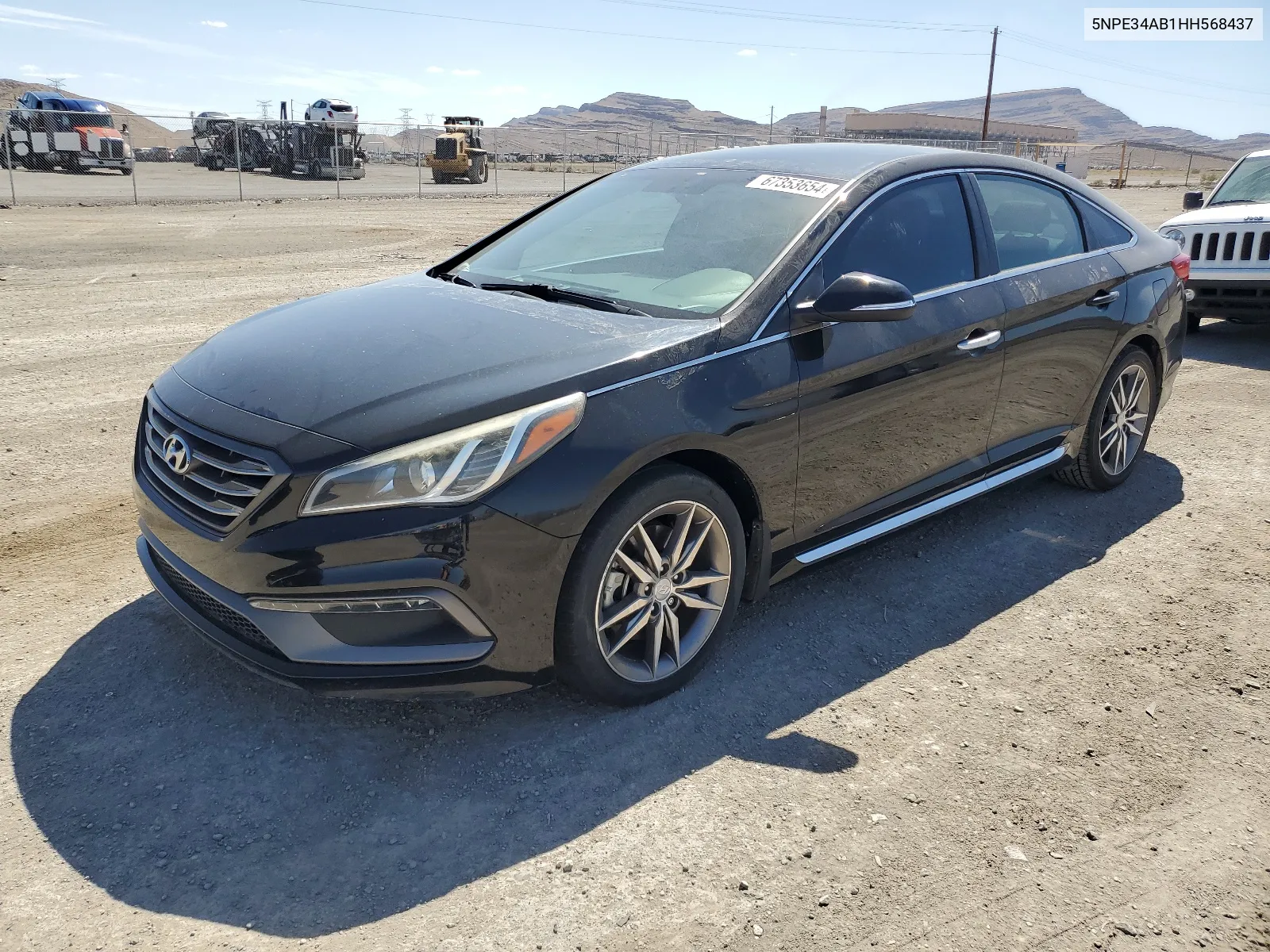 5NPE34AB1HH568437 2017 Hyundai Sonata Sport