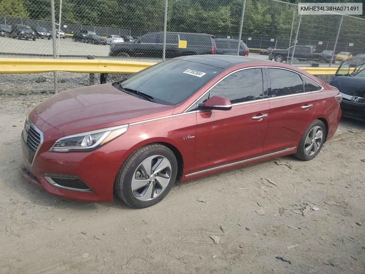 KMHE34L38HA071491 2017 Hyundai Sonata Hybrid