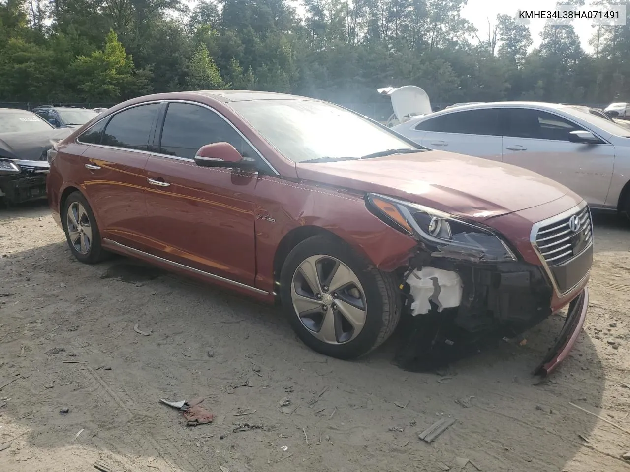 KMHE34L38HA071491 2017 Hyundai Sonata Hybrid