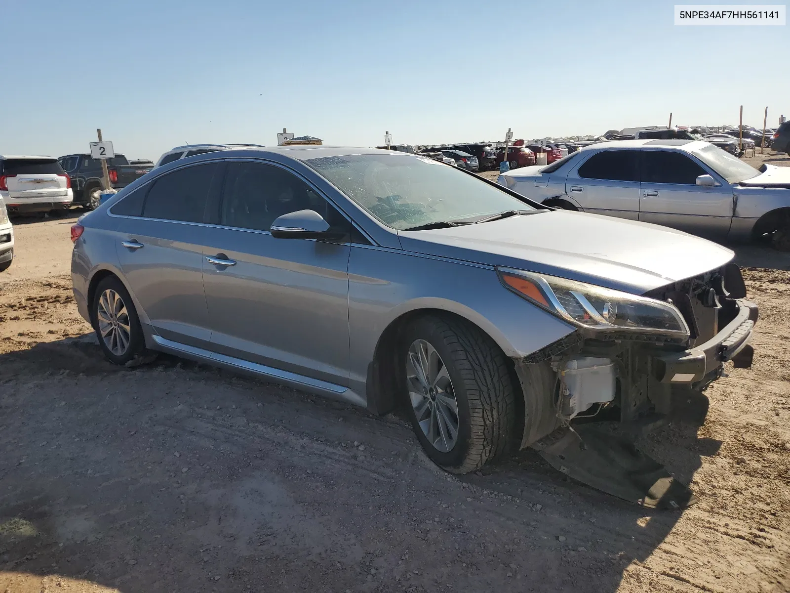 5NPE34AF7HH561141 2017 Hyundai Sonata Sport