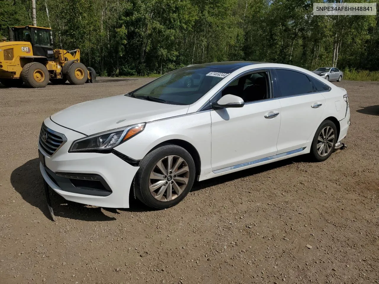 5NPE34AF8HH48841 2017 Hyundai Sonata Sport