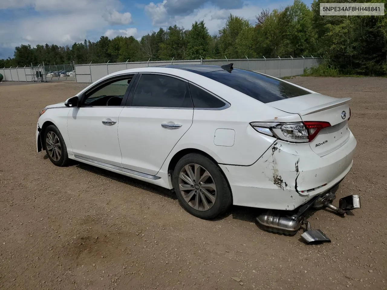 5NPE34AF8HH48841 2017 Hyundai Sonata Sport